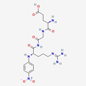 Chemical structure of H-Glu-Gly-Arg-pNA