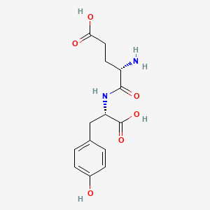 Chemical structure of H-Glu-Tyr-OH