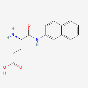 Chemical structure of H-Glu-βNA