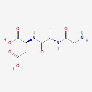 Chemical structure of H-Gly-Ala-Asp-OH
