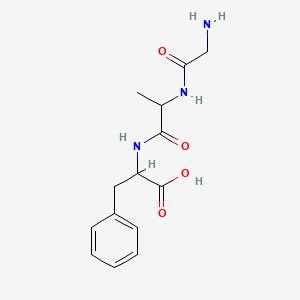 Chemical structure of H-Gly-Ala-Phe-OH