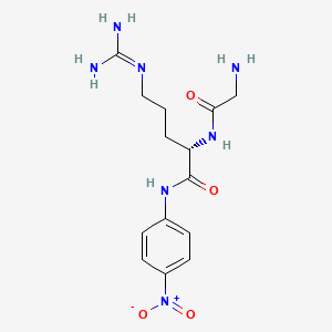 Chemical structure of H-Gly-Arg-pNA · 2 HCl