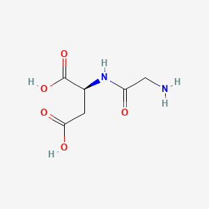 Chemical structure of H-Gly-Asp-OH