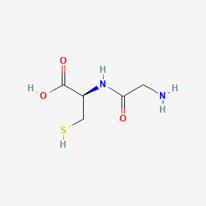 Chemical structure of H-Gly-Cys-OH