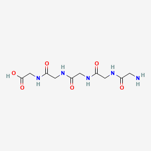 Chemical structure of Pentaglycine
