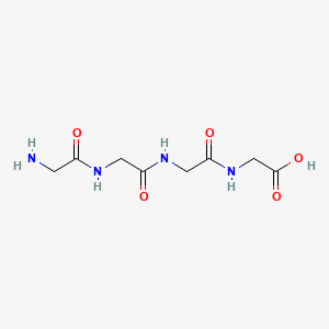 Chemical structure of H-Gly-Gly-Gly-Gly-OH
