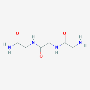 Chemical structure of H-Gly-Gly-Gly-NH₂ · HCl
