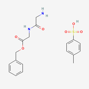 Chemical structure of H-Gly-Gly-OBzl · p-tosylate