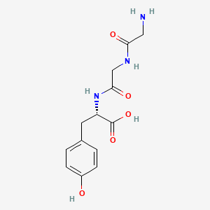 Chemical structure of H-Gly-Gly-Tyr-OH