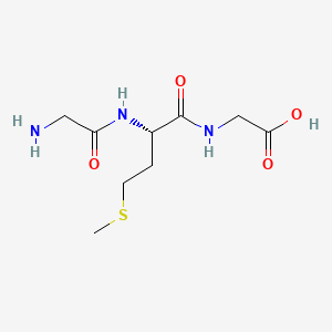 Chemical structure of H-Gly-Met-Gly-OH