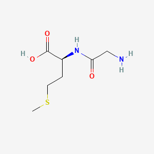 Chemical structure of H-Gly-Met-OH