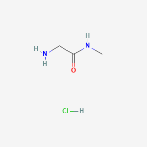 Chemical structure of H-Gly-NHMe · HCl