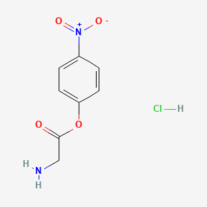 Chemical structure of H-Gly-ONp · HCl