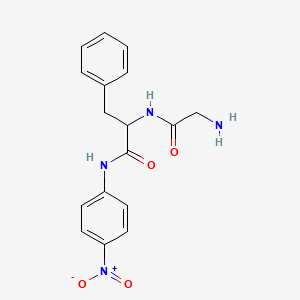 Chemical structure of H-Gly-Phe-pNA