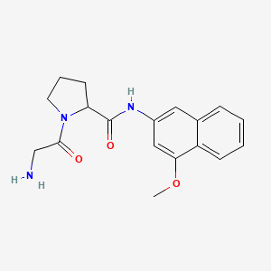 Chemical structure of H-Gly-Pro-4MβNA