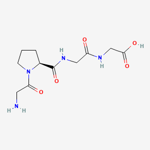 Chemical structure of H-Gly-Pro-Gly-Gly-OH