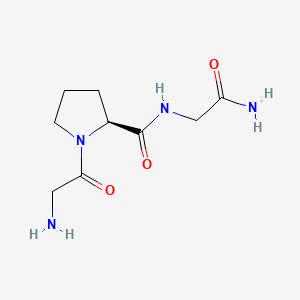 Chemical structure of H-Gly-Pro-Gly-NH₂ · HCl