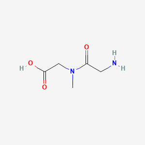 Chemical structure of H-Gly-Sar-OH