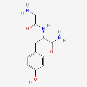Chemical structure of H-Gly-Tyr-NH₂ · HCl