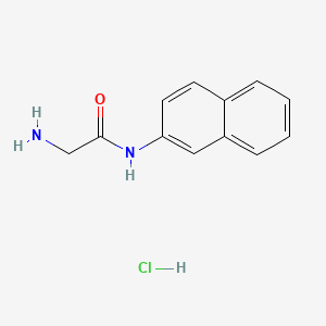 Chemical structure of H-Gly-βNA · HCl