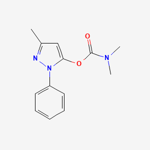 Chemical structure of H-His(Bzl)-OH
