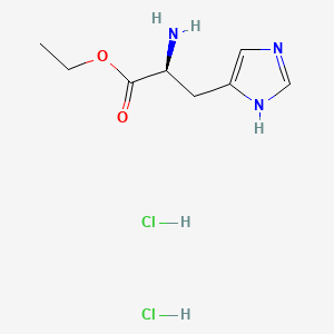 Chemical structure of H-His-OEt · 2 HCl