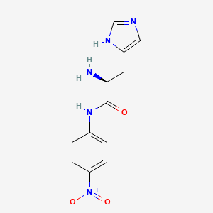Chemical structure of H-His-pNA