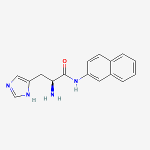 Chemical structure of H-His-βNA