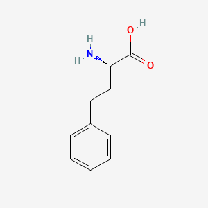 Chemical structure of H-Homophe-OH