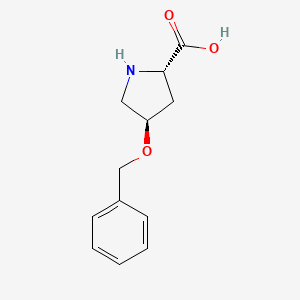 Chemical structure of H-Hyp(Bzl)-OH · HCl