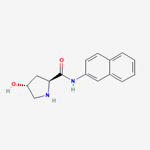 Chemical structure of H-Hyp-βNA