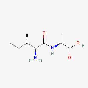 Chemical structure of H-Ile-Ala-OH