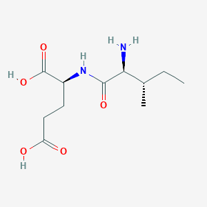 Chemical structure of H-Ile-Glu-OH