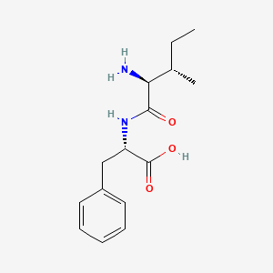 Chemical structure of H-Ile-Phe-OH