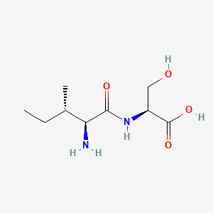 Chemical structure of H-Ile-Ser-OH