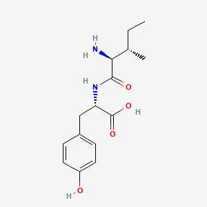 Chemical structure of H-Ile-Tyr-OH