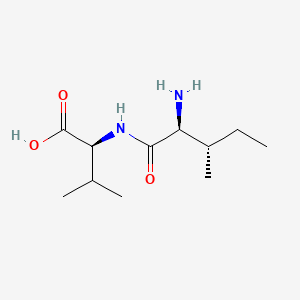 Chemical structure of H-Ile-Val-OH