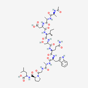 Chemical structure of Hippocampal Cholinergic Neurostimulating Peptide
