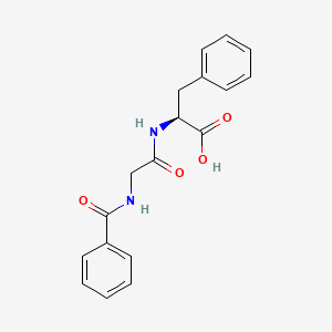 Chemical structure of Hippuryl-Phe-OH