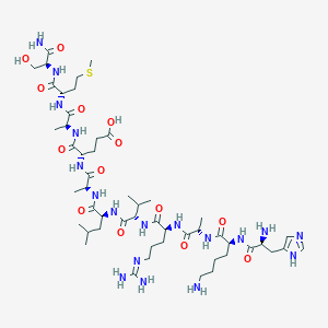 Chemical structure of HIV Protease Substrate III-B (Native Sequence)