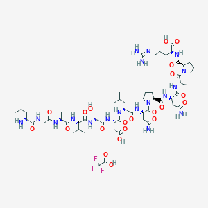 Chemical structure of H-Leu-Ala-Ala-Val-Ser-Asp-Leu-Asn-Pro-Asn-Ala-Pro-Arg-OH