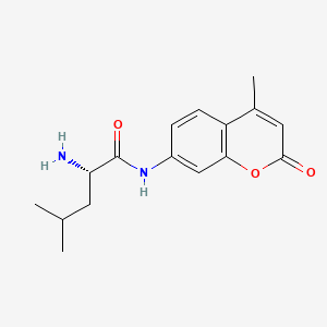 Chemical structure of H-Leu-AMC