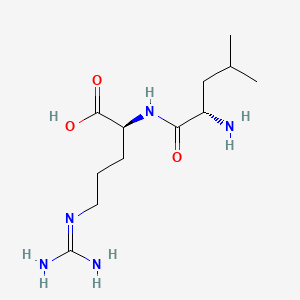 Chemical structure of H-Leu-Arg-OH