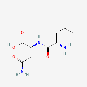 Chemical structure of H-Leu-Asn-OH