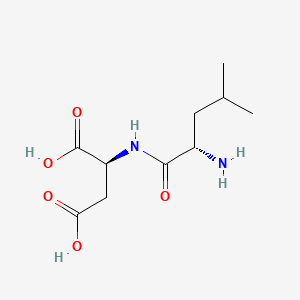 Chemical structure of H-Leu-Asp-OH
