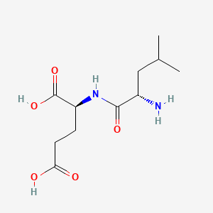 Chemical structure of H-Leu-Glu-OH