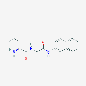 Chemical structure of H-Leu-Gly-βNA