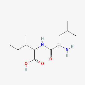 Chemical structure of H-Leu-Ile-OH
