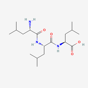Chemical structure of Trileucine