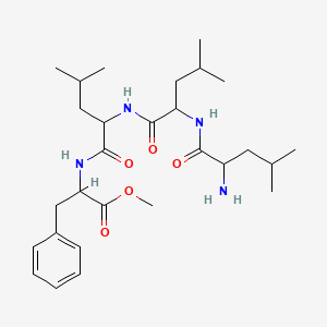 Chemical structure of H-Leu-Leu-Leu-Phe-OMe · HCl